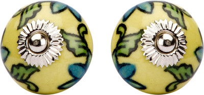 

Amber Shine . Ceramic Door Knob(Multicolor Pack of 2)