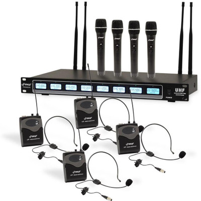 

Pyle Wireless Microphone System Microphone System(Black)