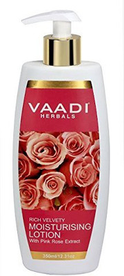 

vadi herbal VAADI HERBALS MOISTURISING LOTION WITH PINK ROSE EXTRACT(350 ml)