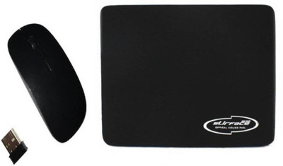 

Gadget Deals Comfortable & Sleek (Two batteries & Surface Mouse Pad free) Wireless Optical Mouse(USB, Multicolor)
