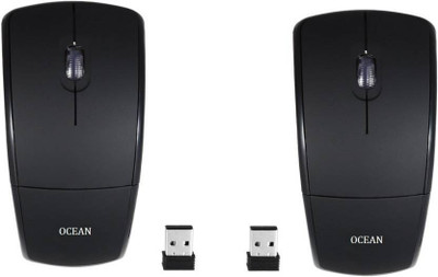 

Oxza Sets Of 2 Ocean 2.4Ghz Foldable ARC Wireless Optical Gaming Mouse(USB, Black)