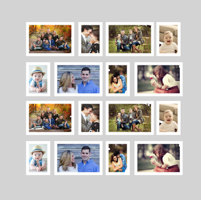 

Swadesi Stuff MDF Photo Frame(White, 16 Photos)