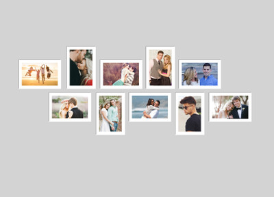 

Swadesi Stuff MDF Photo Frame(White, 10 Photos)