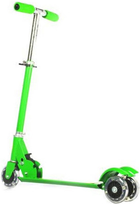 

KT BROTHERS 3 Wheel Skating Scooter With Shock Absorbers And Bell For Kids (Foldable, Height Adjustable)(Green)