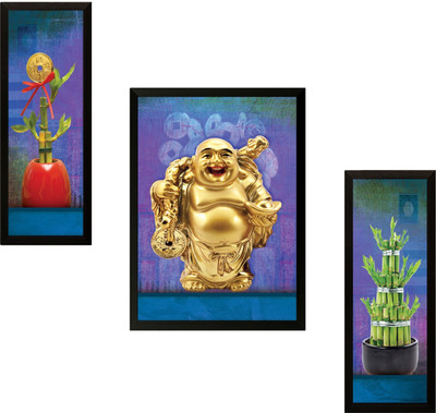

KumkumArts Laughing Buddha Wall Sticker Poster 12 x 18 Inch HD Quality Material Gloss Paper. Paper Print(18 inch X 12 inch, Rolled)