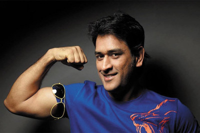 

KumkumArts M S Dhoni Wall Sticker Poster 12 x 18 Inch HD Quality Material Gloss Paper. Paper Print(18 inch X 12 inch, Rolled)