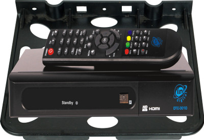 S.Blaze Black Set Top Box Stand (Tray) For Living Room & Bedroom Plastic Wall Shelf(Number of Shelves - 1, Black) available at flipkart for Rs.169