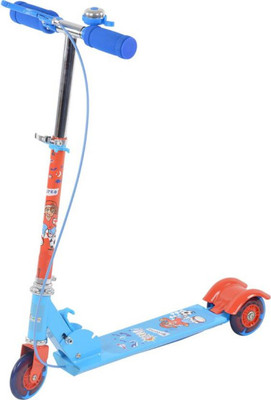 

rudra trading TRudra Three Wheeled Height Adjustable Scooter with Lights & Breaks (Blue)(Blue)