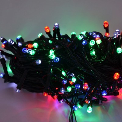 GLAZO 160 LEDs 30 m Multicolor Steady String Rice Lights(Pack of 2)