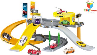 Toys Bhoomi Modern City Parking Lot Garage Play Set(Multicolor)