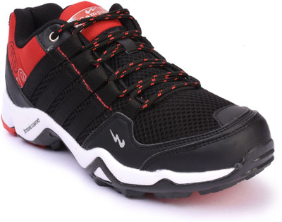 

Campus TRIGGEER Hiking & Trekking Shoes For Men(Black, Red, Black01