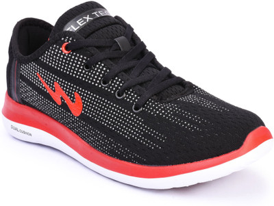 

Campus BATTLE X-10 Running Shoes For Men(Black, Red, Black01