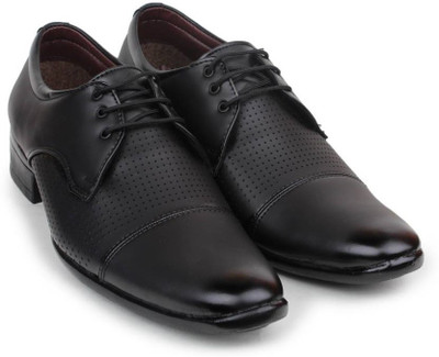 Vogue Stack Lace Up For Men(Black