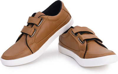 

Rozo Welcrow Loafer Canvas Shoes For Men(Tan