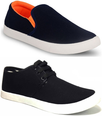 

Courier Casuals For Men(Black, Blue