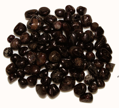 

Aldomin Red Garnet Healing Crystal Small Tumbled Stone (100 Gram) Decorative Showpiece - 1 cm(Crystal, Brown)
