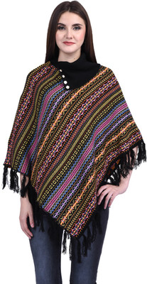 eWools Women Winter Wear Woolen Poncho
