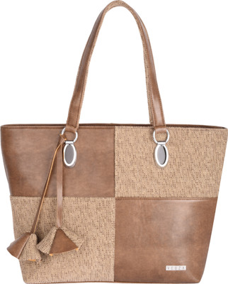 

Veuza Women Casual Brown Leatherette Shoulder Bag
