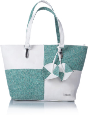 

Veuza Women Casual Green, White Leatherette Shoulder Bag