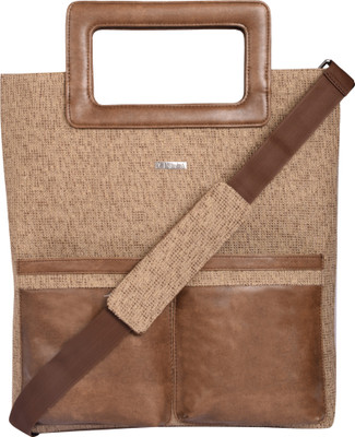 

Veuza Women Casual Brown Leatherette Tote
