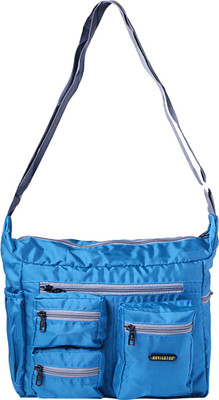 

Navigator Men & Women Casual Blue Polyester Sling Bag