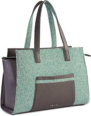 

Veuza Women Casual Green Leatherette Hand-held Bag