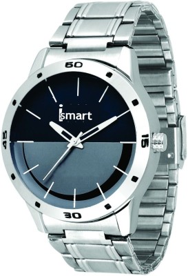 

Ismart Silver with Black Dial White Smartwatch(Silver Strap 38)