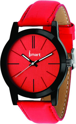 

Ismart Women & Girl Red Wrist Watch Red Smartwatch(Red Strap 1)