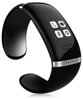 

ZVR ZVR Fitness Band bracelet BLUETOOTH CALL NOTIFICATION 3D Pedometer Temperature Calorie Monitor band tracker Smartwatch(Black Strap L)