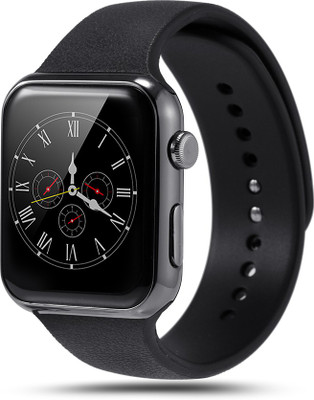 

SYL Presenting Bluetooth Smartwatch with Sim- Card Support Compatible Black Smartwatch(Black Strap Free Size)