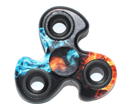 

Premium Store Hydro Dip Aqua - Fire Print Metal Fidget Spinner(Multicolor)