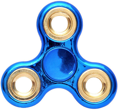 

Skovin Chrome Multicolor Figet Spinner Anti Anxiety Toy(Blue)