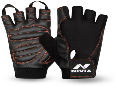Nivia Cobra Climbing Gloves (S, Black)
