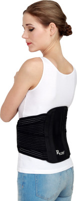 

Relief LumboOne Lumbar Support with Spiral Stays (Spiral LS Belt) Back Support (L, Black/Silver)