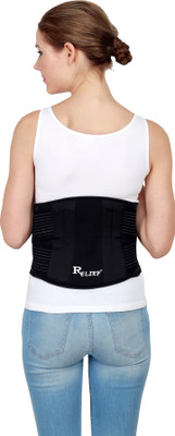 

Relief LumboOne Lumbo Sacral Support Back Support (M, Black/Silver)