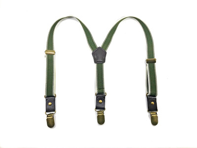 

Kidofash Y- Back Suspenders for Boys(Green)