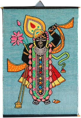 

H R Enterprise SHRINATHJI H R Enterprise SHRINATHJI Cotton Hand loom wall hanging Tapestry(Multicolor)
