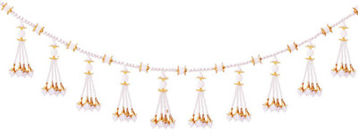 

Creativity Centre Folk Pearl N Golden Flower Door Hanging Toran