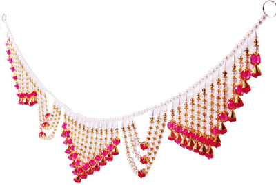 

Creativity Centre Elegant Door Hanging of Colorful Beads, Crystal N Pearl Toran