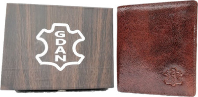 

G.Dan Men Brown Genuine Leather Wallet(8 Card Slots)
