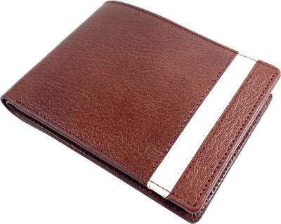 

SA Enterprises Men Black, Brown Genuine Leather Wallet(3 Card Slots), Light brown