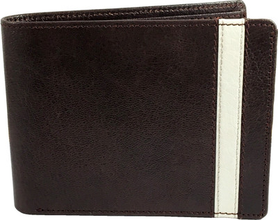 

TnW Men Black Genuine Leather Wallet(3 Card Slots), Brown