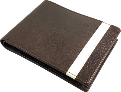 

SA Enterprises Men Brown Genuine Leather Wallet(3 Card Slots)
