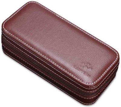 LENTION Lention Pure Leather Case I-WATCH/Rado/Rolex/Cartier/Armani/Bvlgari … 8 mm WATCH CASE Watch Strap(Brown)   Watches  (Lention)