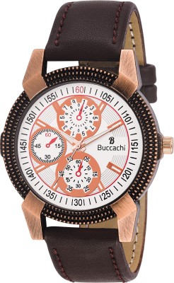 BUCCACHI B-G5001-WT-BR Watch  - For Men   Watches  (BUCCACHI)