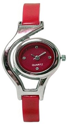 Rokcy Round Dial Red Leather watch For Woman Watch  - For Girls   Watches  (Rokcy)