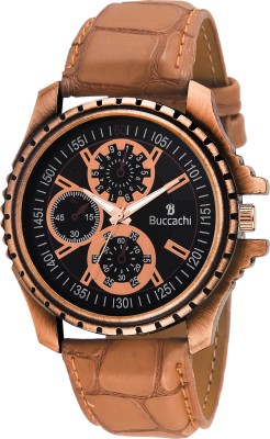 BUCCACHI B-G5003-BK-BR Watch  - For Men   Watches  (BUCCACHI)