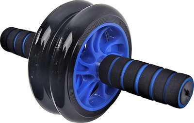 

Strauss Wheel Roller (with Knee Pad) Ab Exerciser(Black, Blue)