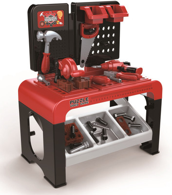 Toys Bhoomi 3 in 1 Play & Learn Kids Tools Workshop Bench for Junior Builders