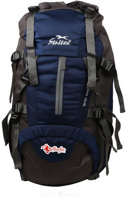 

Giftadia B Star-Dark Bluee 50 L Backpack(Blue, Grey)
